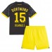 Cheap Borussia Dortmund Mats Hummels #15 Away Football Kit Children 2023-24 Short Sleeve (+ pants)
